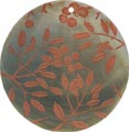 Blacklip shell round in red