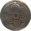 Blacklip shell round in toffee
