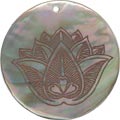 Blacklip shell round in toffee