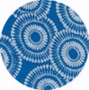 Blue Aluminum Round