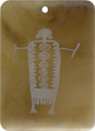 Brown pen shell rectangle