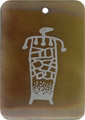 Brown pen shell rectangle