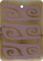 Brown pen shell rectangle in purple