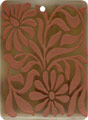 Brown pen shell rectangle in red