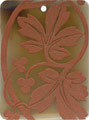 Brown pen shell rectangle in red