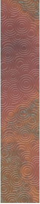 Embossed Patina Copper Sheet in Rojo