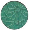 Embossed Round Insert in Sea Green