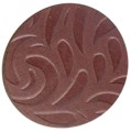 Embossed Round Tag in Burgandy
