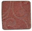 Embossed Square Insert in Golden Brown