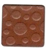 Embossed Square Insert in Golden Brown