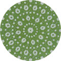 Lime Green Aluminum Round