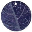 Midnight Blue Tagua Round