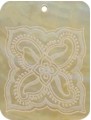 Mother of pearl shell rectangle