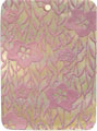 Mother of pearl shell rectangle in pink