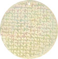 Mother of pearl shell round