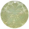 Mother of pearl shell round in celedon