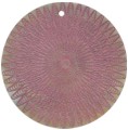 Mother of pearl shell round in pink