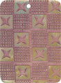 Mother of pearl shell round in pink