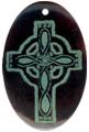 Tab shell oval in green
