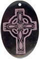 Tab shell oval in purple
