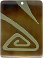 Tab shell rectangle in celedon