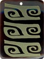 Tab shell rectangle in celedon