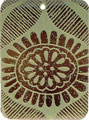 Tab shell rectangle in celedon