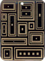 Tab shell rectangle in gold