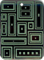 Tab shell rectangle in green