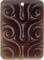 Tab shell rectangle in toffee