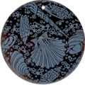 Tab shell round in blue