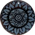 Tab shell round in blue