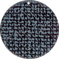 Tab shell round in blue