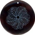 Tab shell round in blue Tab shell round in blue