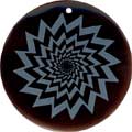 Tab shell round in blue Tab shell round in blue