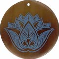 Tab shell round in blue