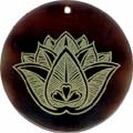 Tab shell round in celedon