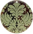 Tab shell round in celedon