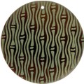 Tab shell round in celedon
