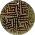 Tab shell round in celedon