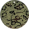 Tab shell round in celedon
