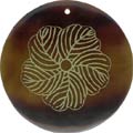 Tab shell round in celedon Tab shell round in celedon