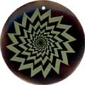 Tab shell round in celedon Tab shell round in celedon
