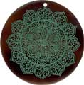 Tab shell round in green