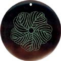 Tab shell round in green Tab shell round in green