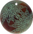 Tab shell round in green