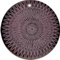 Tab shell round in purple