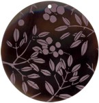 Tab shell round in purple