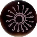Tab shell round in purple