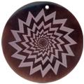 Tab shell round in purple Tab shell round in purple